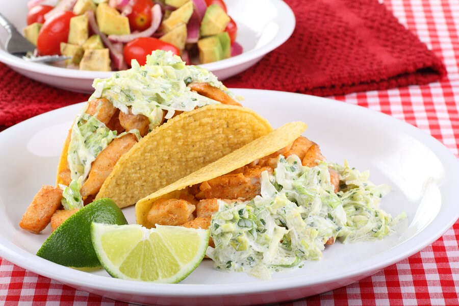 Air-Fried Baja Fish Tacos