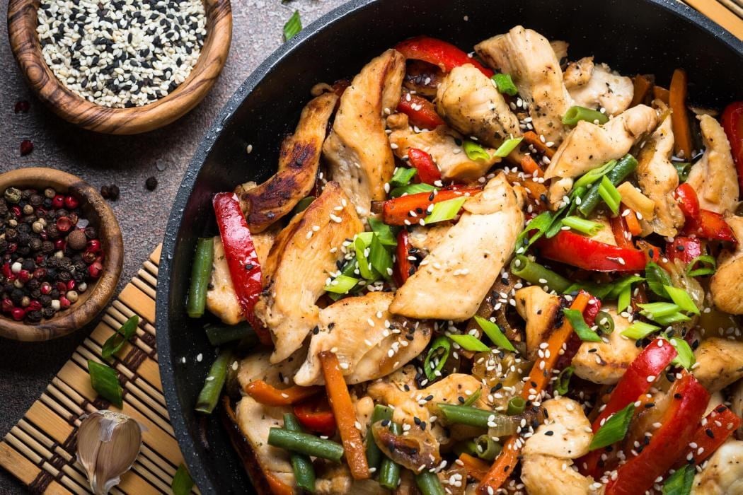 Chicken and Vegetable Stir-Fry (for MSC)