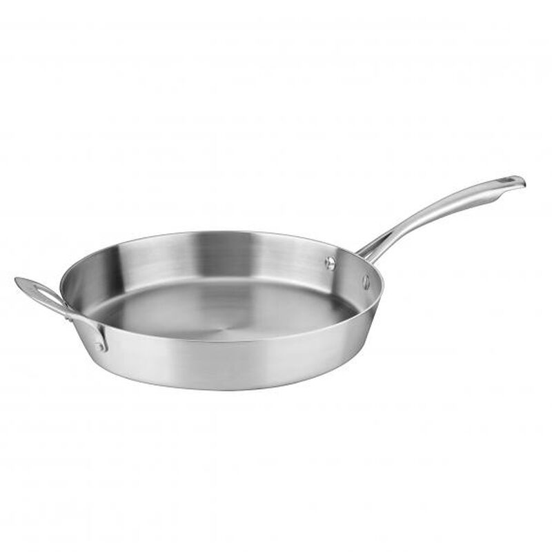 Discontinued 12" Skillet Multiclad Conical Tri-Ply with Helper Handle