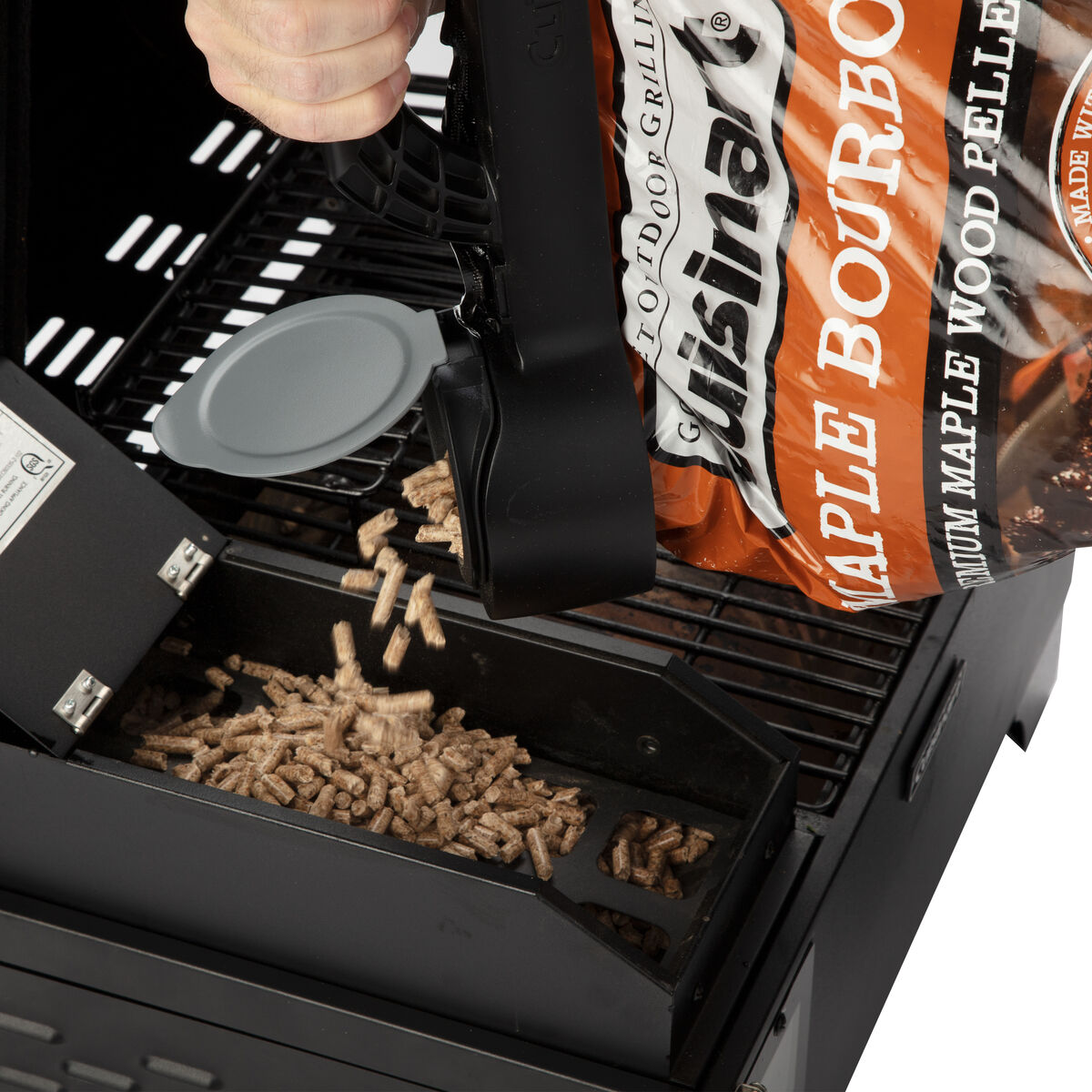 BBQ Wood Pellet Bag Dispenser & Clip