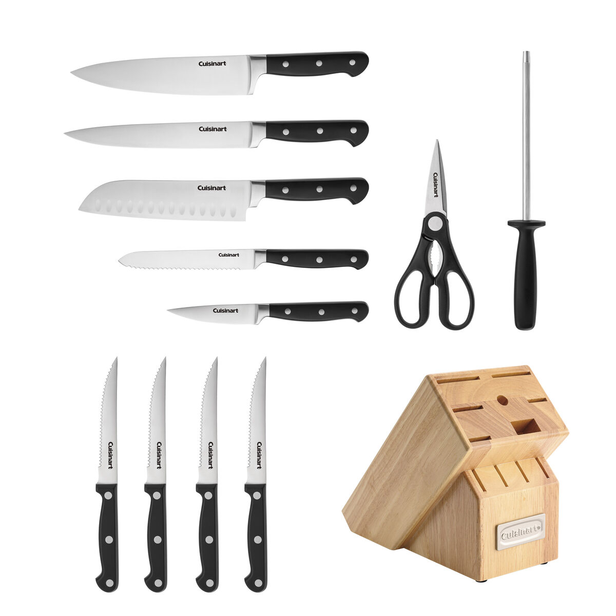 Cuisinart Classic 12pc Triple Rivet Knife Block Set