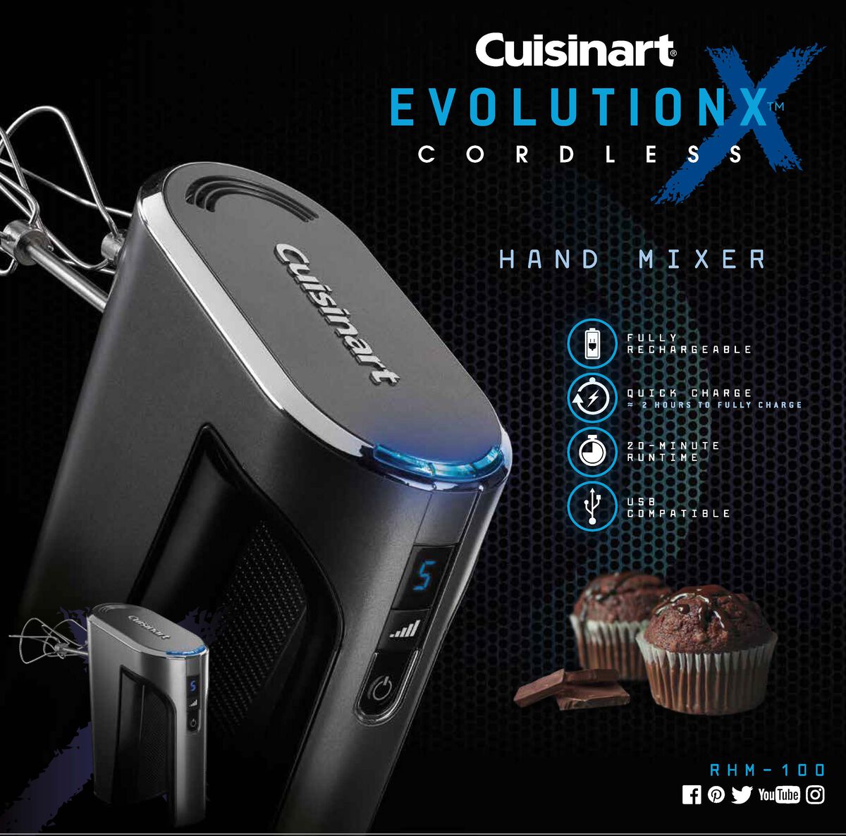 Cuisinart EvolutionX Cordless Hand Mixer