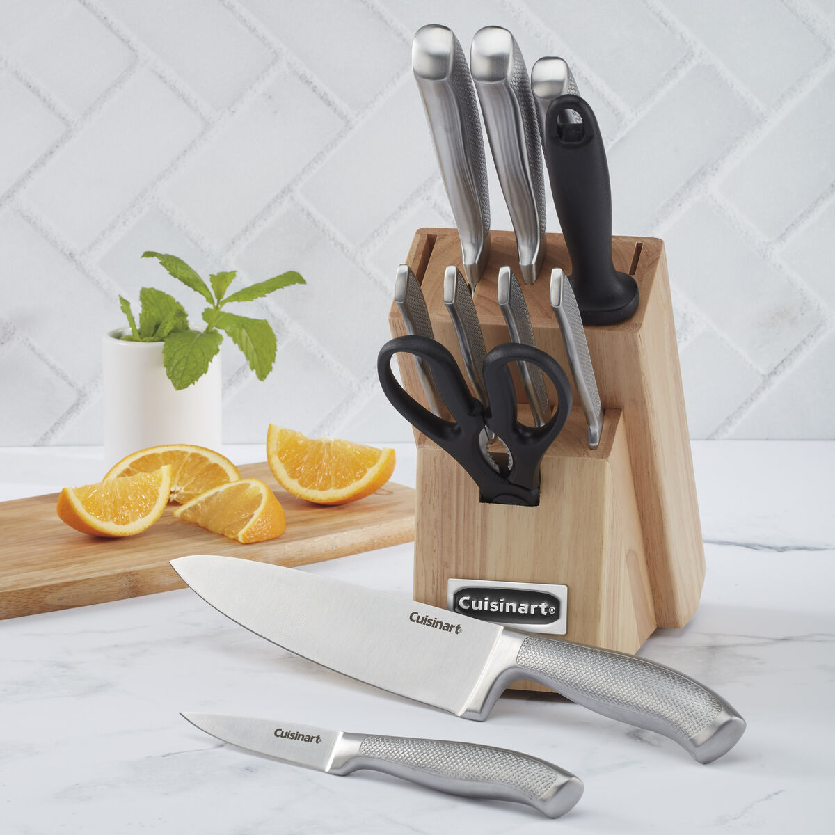 Classic 12pc Stainless Steel Knife Block Set