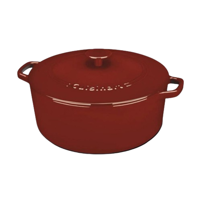 Chef’s Classic™ Enameled Cast Iron Cookware 7 Qt. Round Covered Casserole