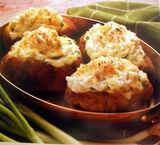 Roasted Garlic and Parmesan Twice Baked Potatoes-1