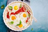 Spicy Baked Eggs in Tomato Sauce-1