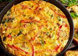 Breakfast Sausage, Pepper and Cheddar Frittata-1