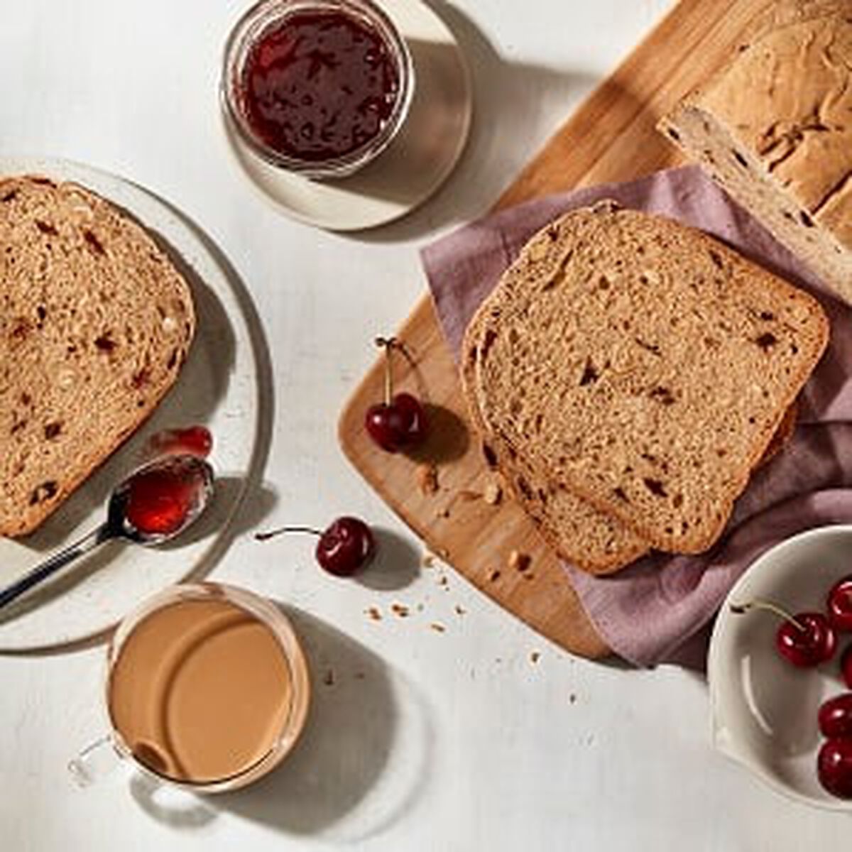 Dried Cherry &amp; Hazelnut Loaf-1