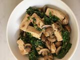 Tofu with Watercress and Mushrooms-1