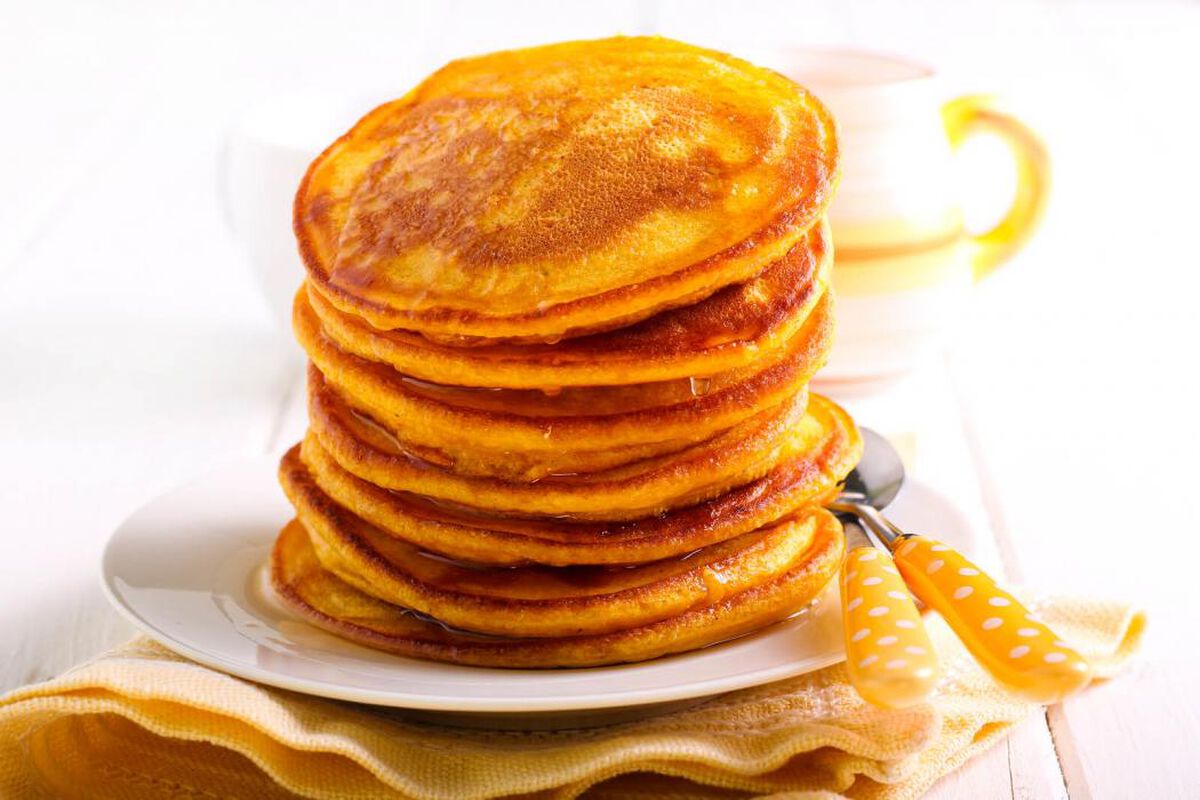 Cornmeal Pancakes-1