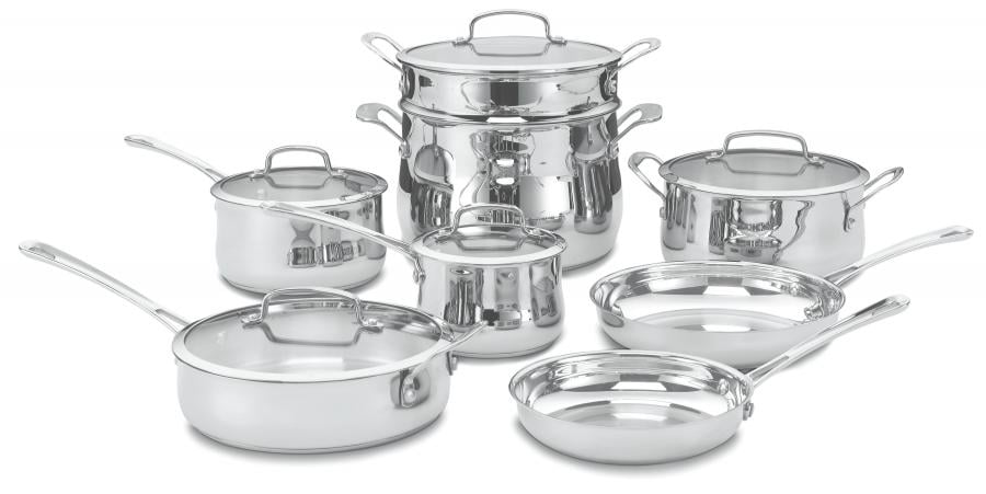  Cuisinart Forever Stainless Collection 11-pc. Cookware Set:  Home & Kitchen