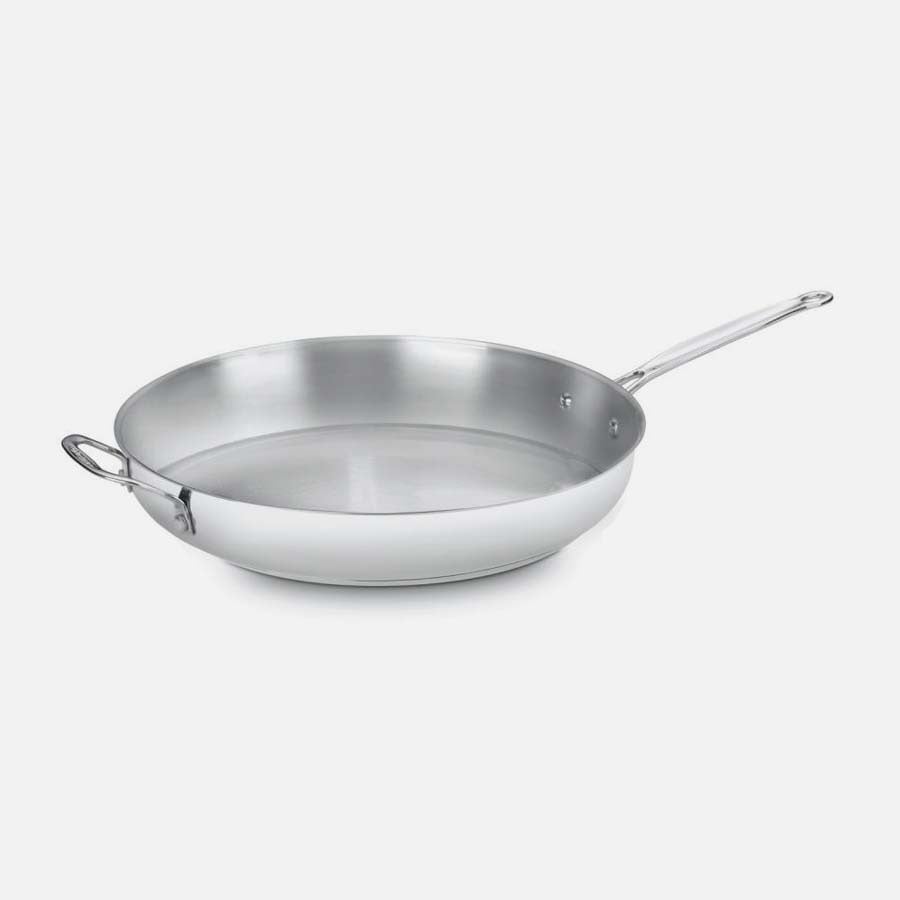 Cuisinart 422-20 Contour Stainless Steel 8-Inch Open Cooking Skillet Saute  Pan