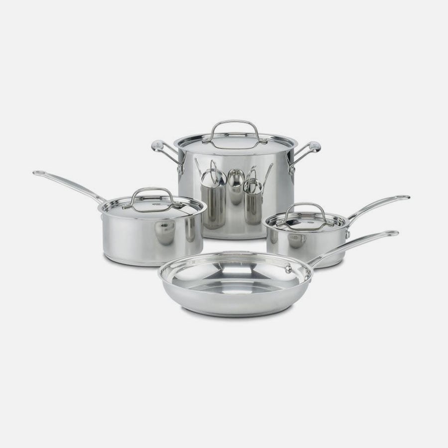 10-Piece Chef's Classic Stainless Cookware Set - Cuisinart