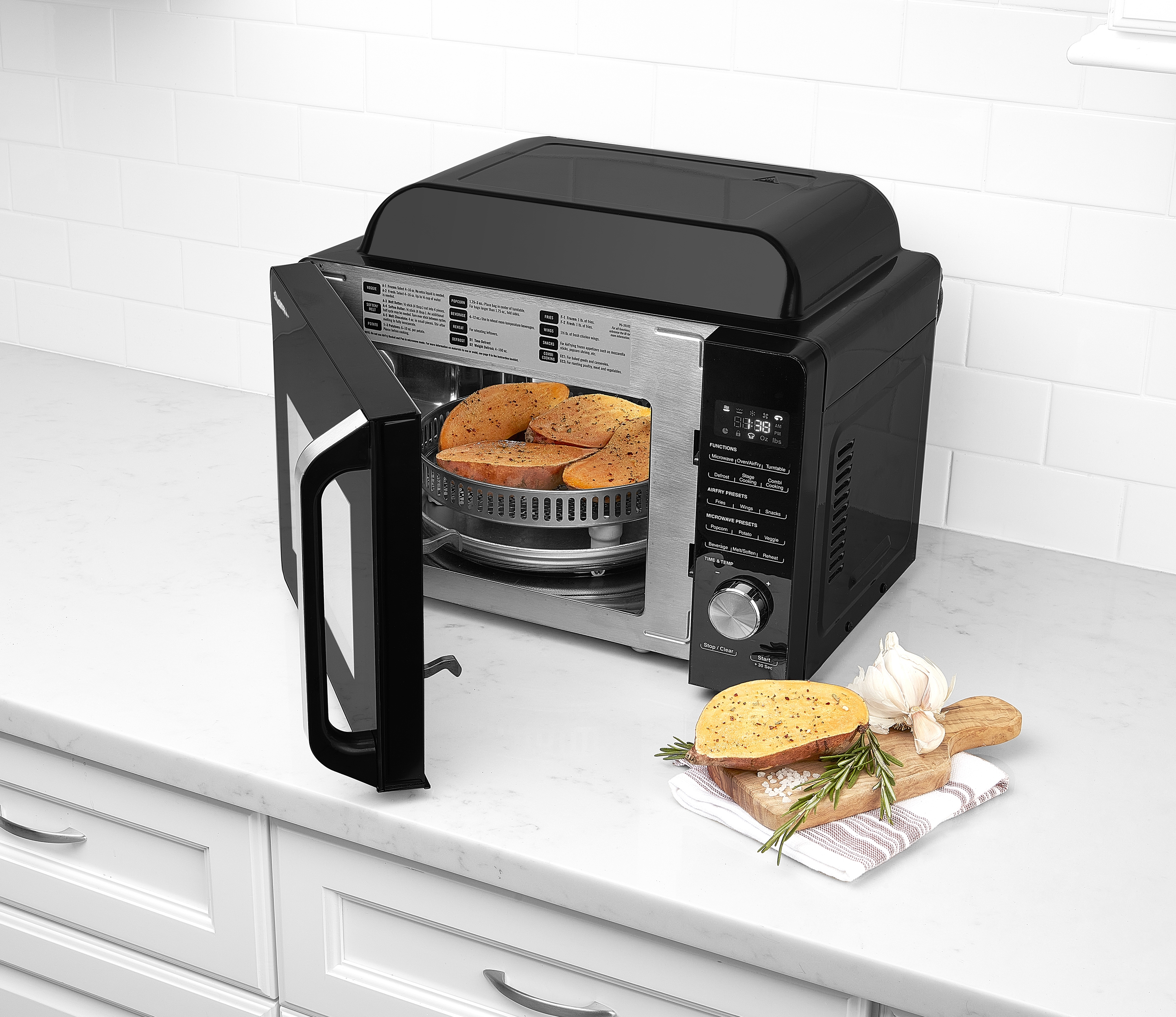 CUISINART 3 IN 1 FOR TRUCKERS! (MICROWAVE, AIRFRYER & OVEN) 