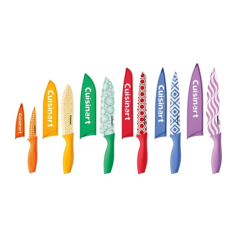 Reviews for Cuisinart 12-Piece Ceramic Coated Color Knife Set with Blade  Guards