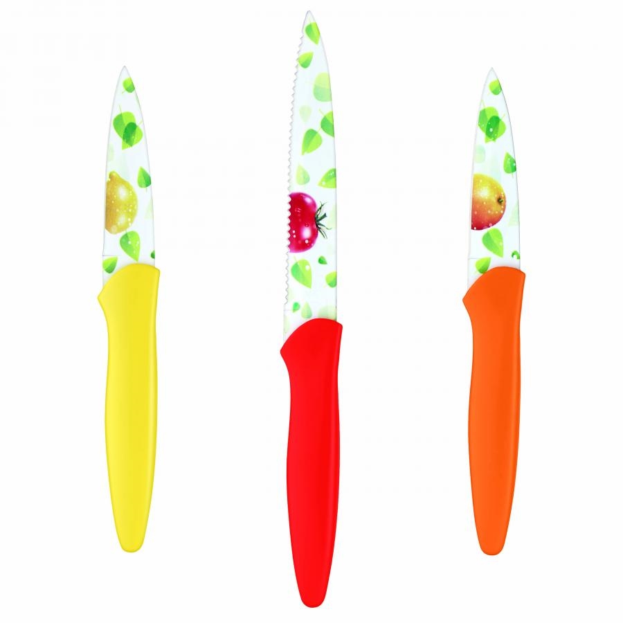 Sold at Auction: 6pc-Cuisinart Knife Set In Colors