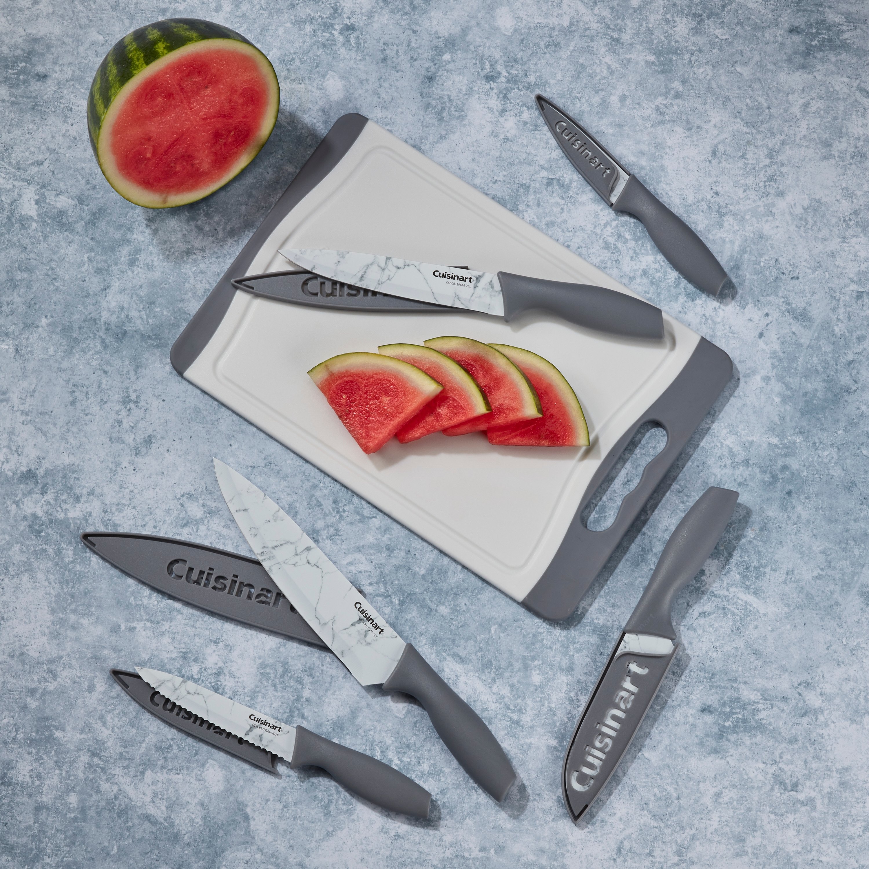 Cuisinart Classic Stainless Steel Santoku Knife Set, 4 Piece
