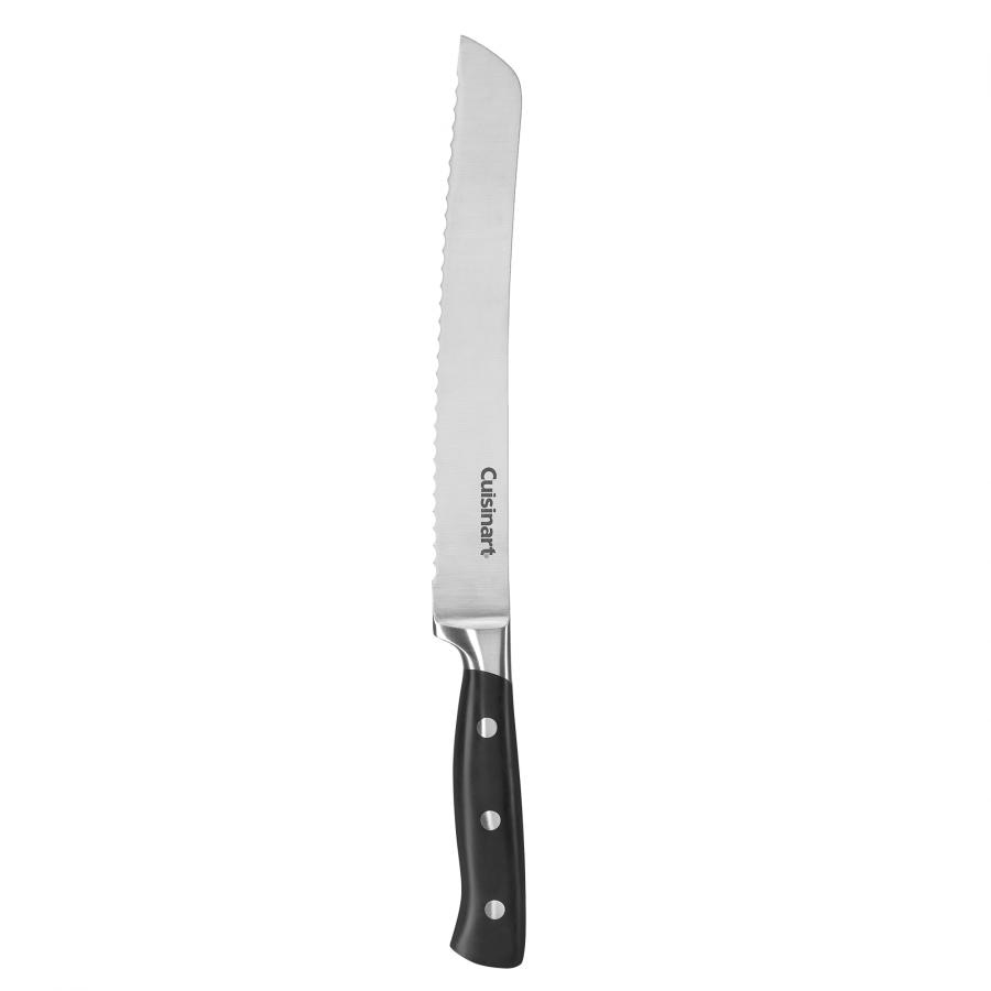 C77TR-8BD Triple Rivet Collection 8 Bread Knife, Black - Cutlery