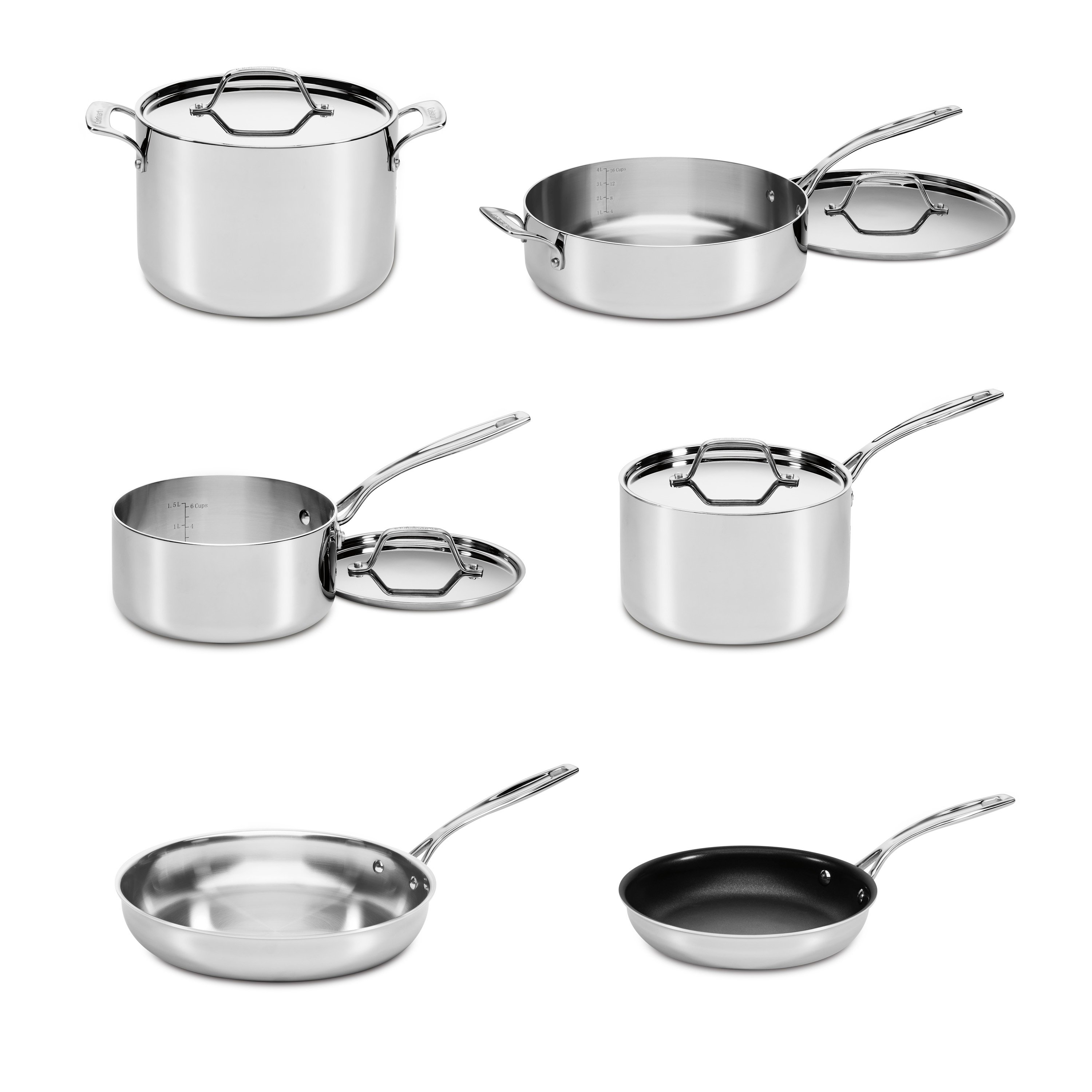 Stainless Clad 6-Piece Set