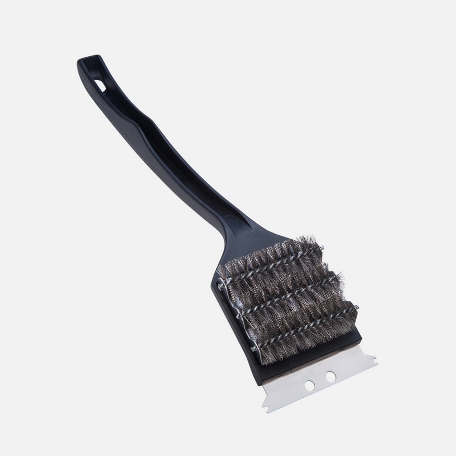Cuisinart Wood Grill Brush - Stainless Steel Cleaning Head