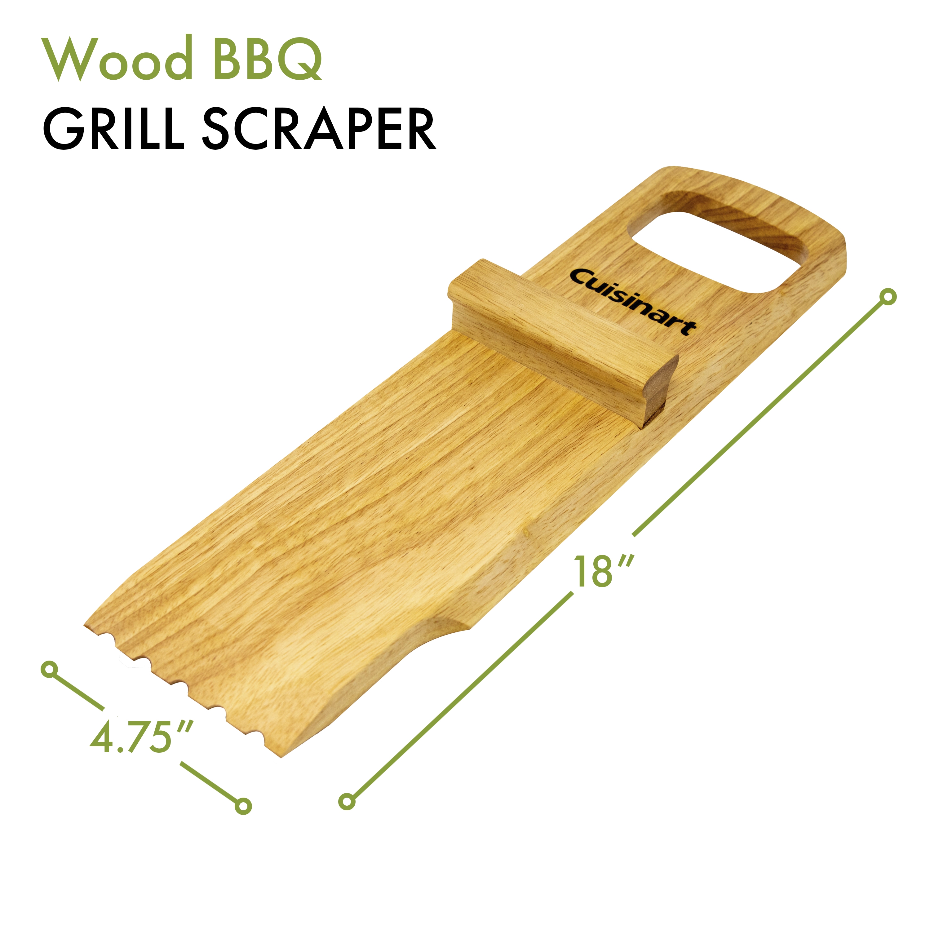 15.7x4.75 BBQ Grill Scraper Acrylic Router Template – Crafted Elements