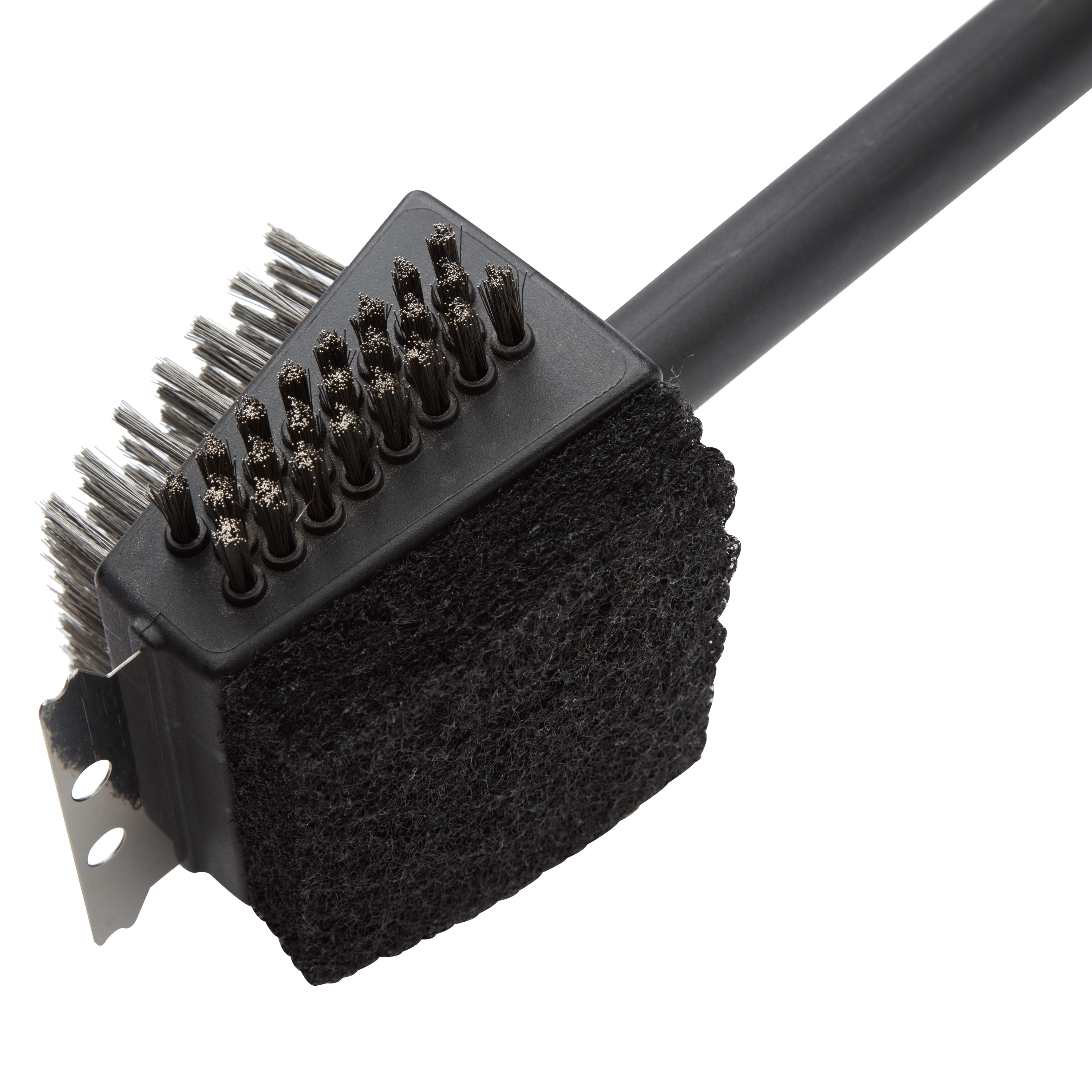 Bbq Cleaning Steel Brush, 3 In 1 Stainless Steel Right Angle Wire