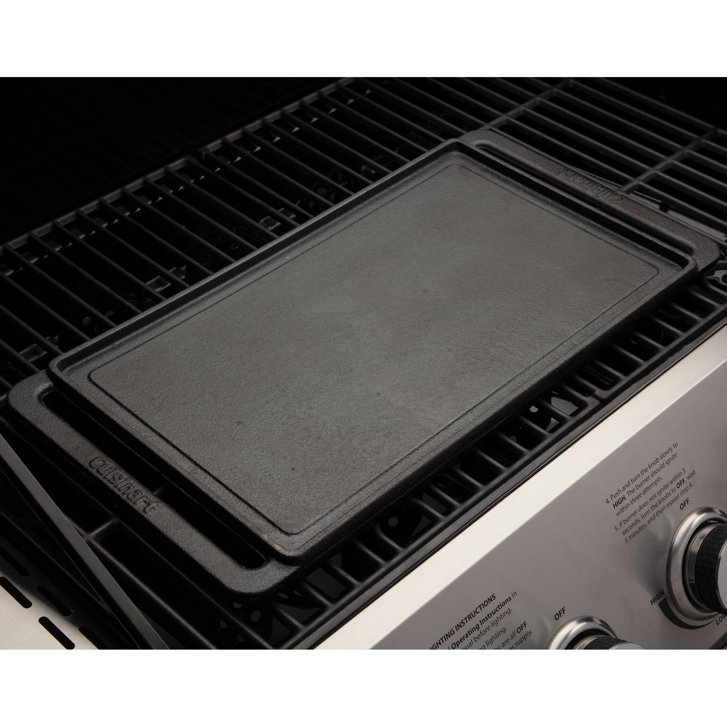Cuisinart Reversible Cast Iron Grill/Griddle Plate CCP-2000 - The