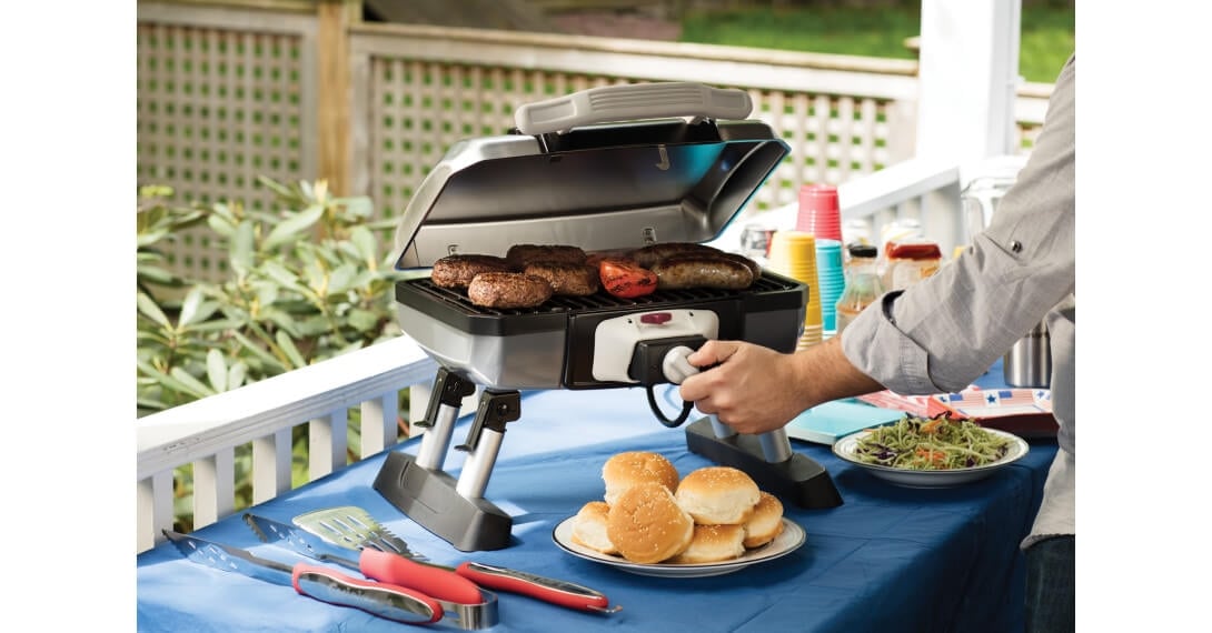 Cuisinart Portable Outdoor Electric Tabletop Grill - Bed Bath & Beyond -  5792248