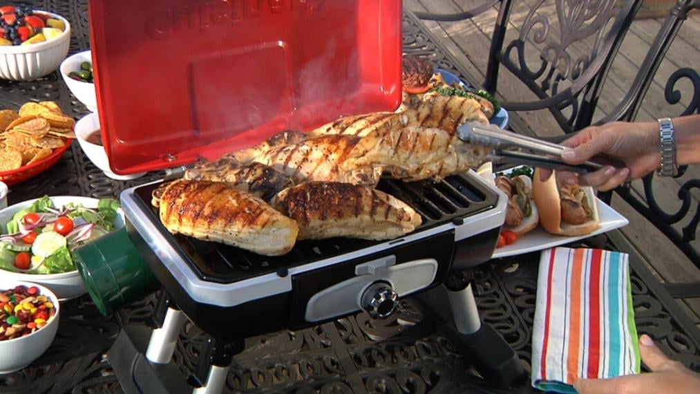 Outdoor Electric Tabletop Grill - Innovative Grilling Tools 