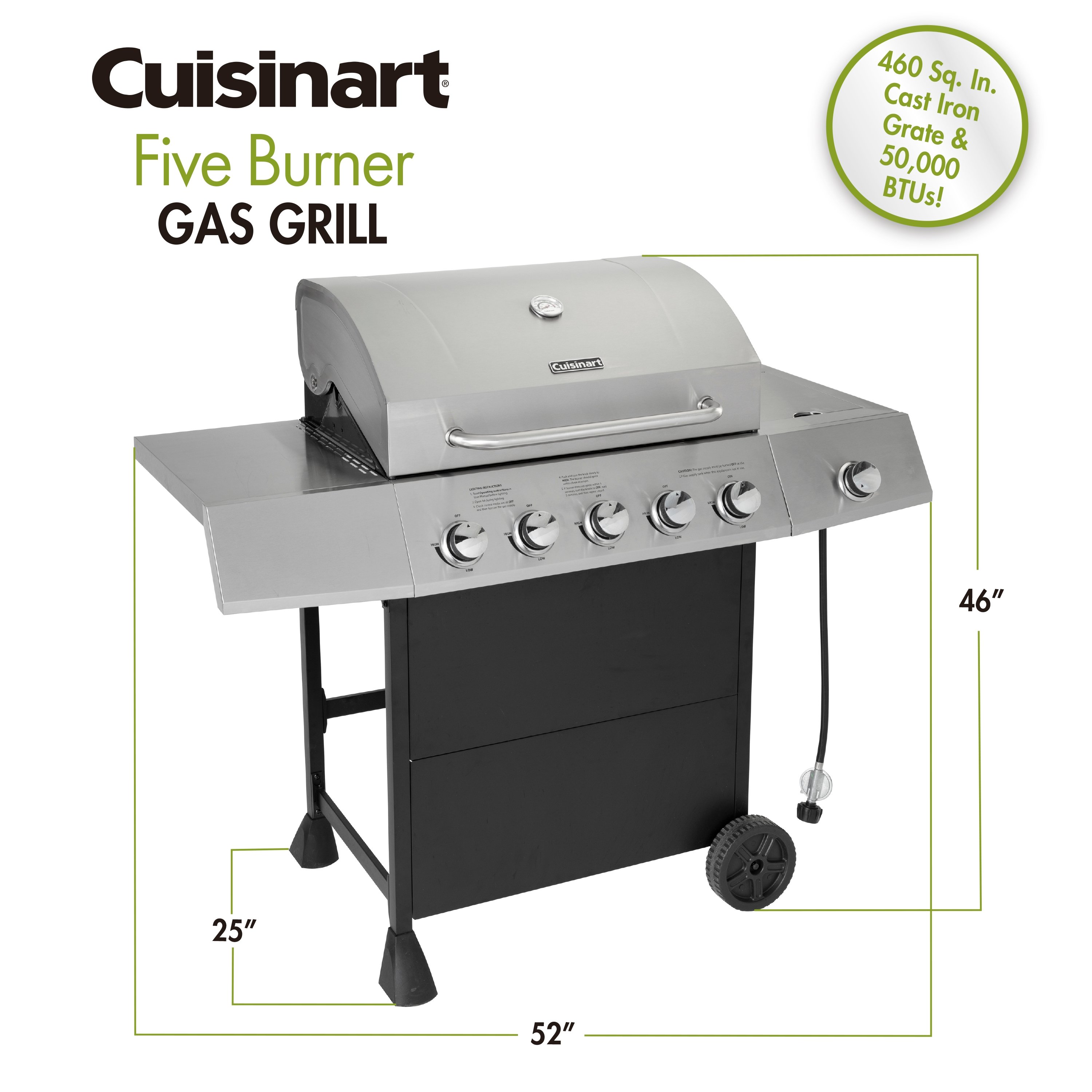 Cuisinart 3-in-1 Stainless 5 Burner Gas Grill Review