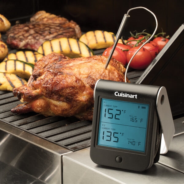 2 Pcs Kitchen App Thermometer Wireless BBQ Food Meat Electronic Bluetooth Thermometer
