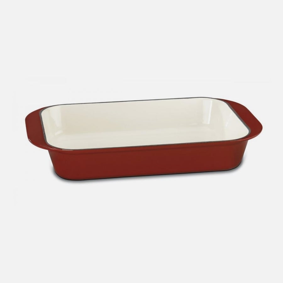Cuisinart Chef's Classic Enameled Cast Iron 5-Quart Round Covered  Casserole, Cardinal Red