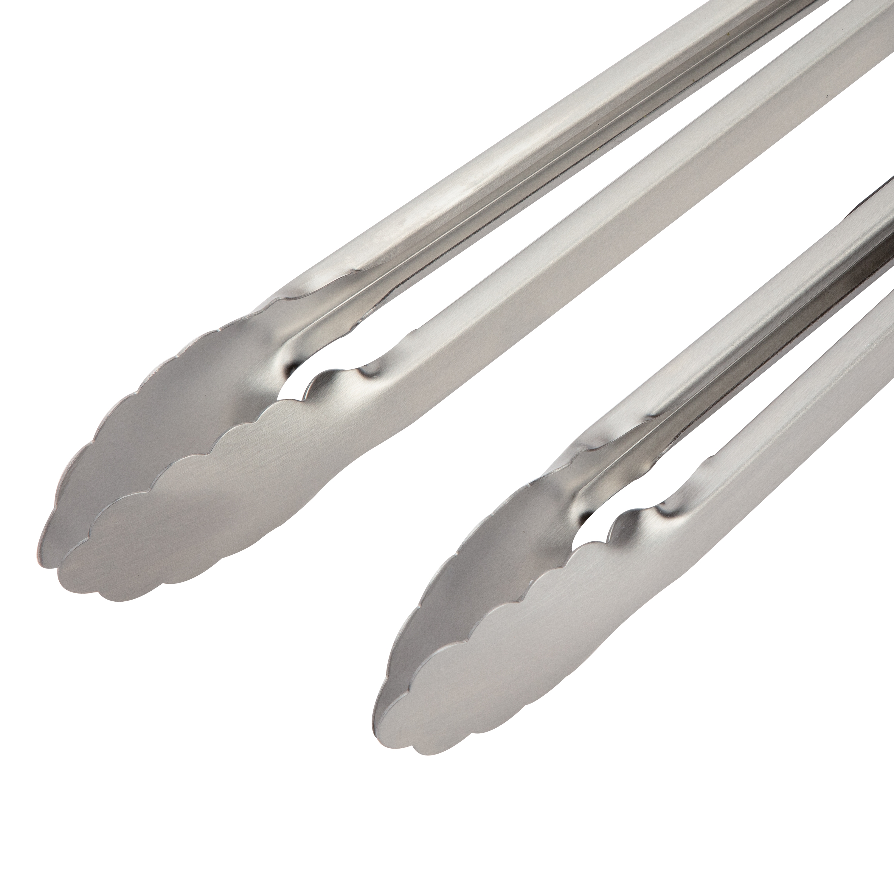 Set Of 2- Stainless Steel Tong, Food Cooking Tongs, Bbq Tong