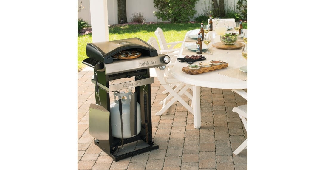 Portable Rotating Gas Pizza Oven for Outdoor