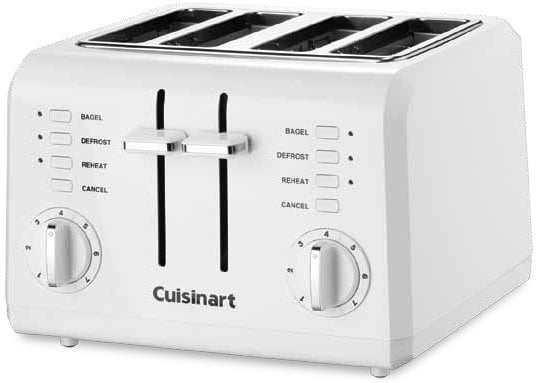 Cuisinart CPT-180WP1 Metal Classic Toaster 4-Slice - White