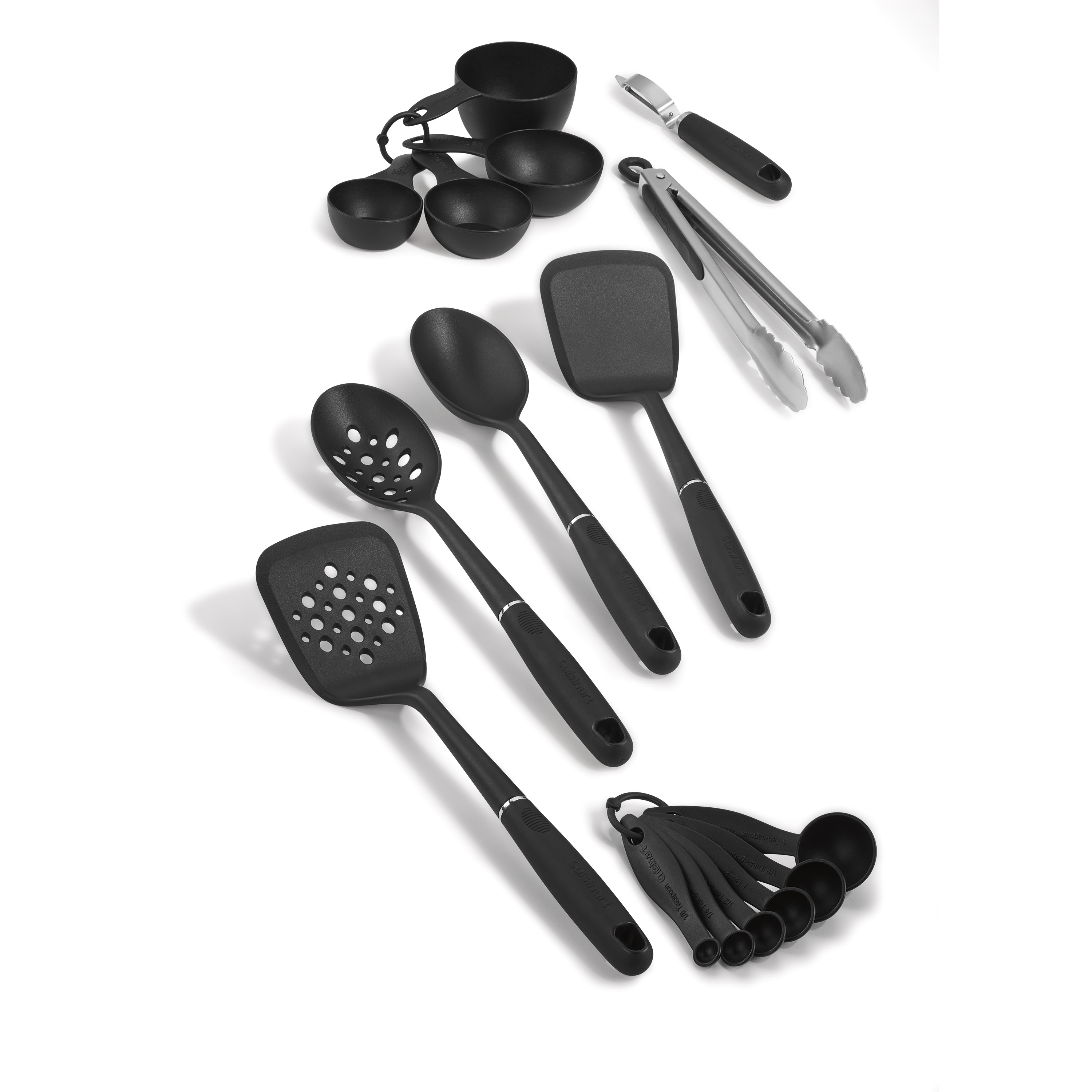 Cuisinart CTG-16-LS Primary Collection Nylon Slotted Spoon, Black