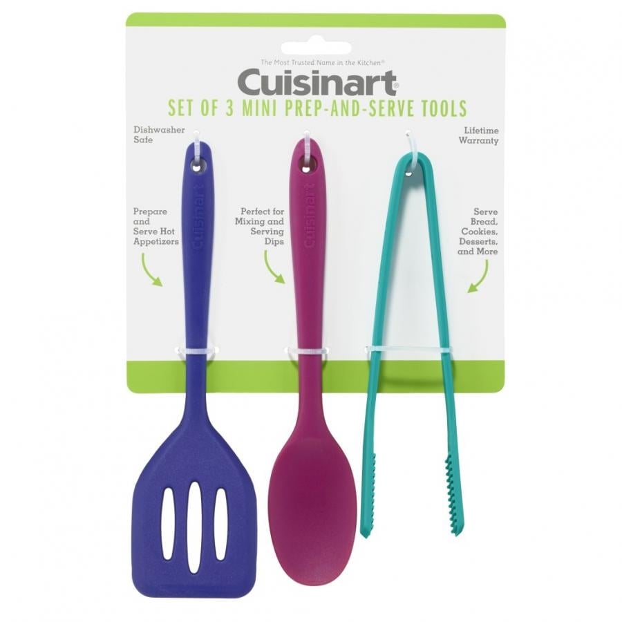 Cuisinart Kitchen Cooking Utensils Set of Mini Prep-and-Serve Tools  CTG-00-3MPT