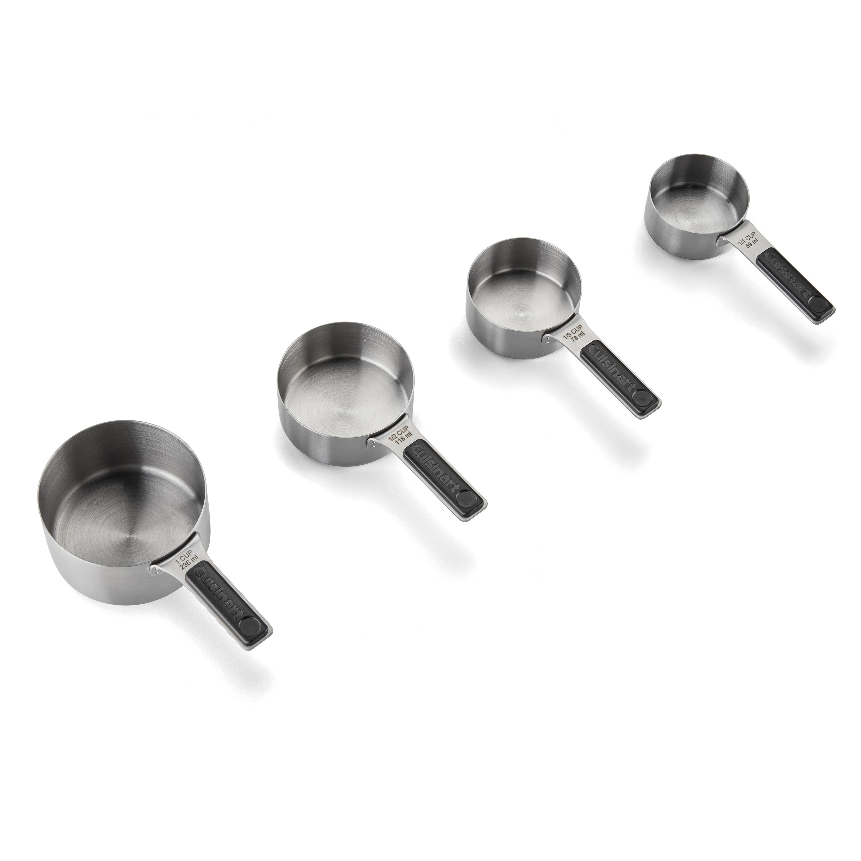 All-Clad Stainless Steel Measuring Cups 4 pc Set. NEW!