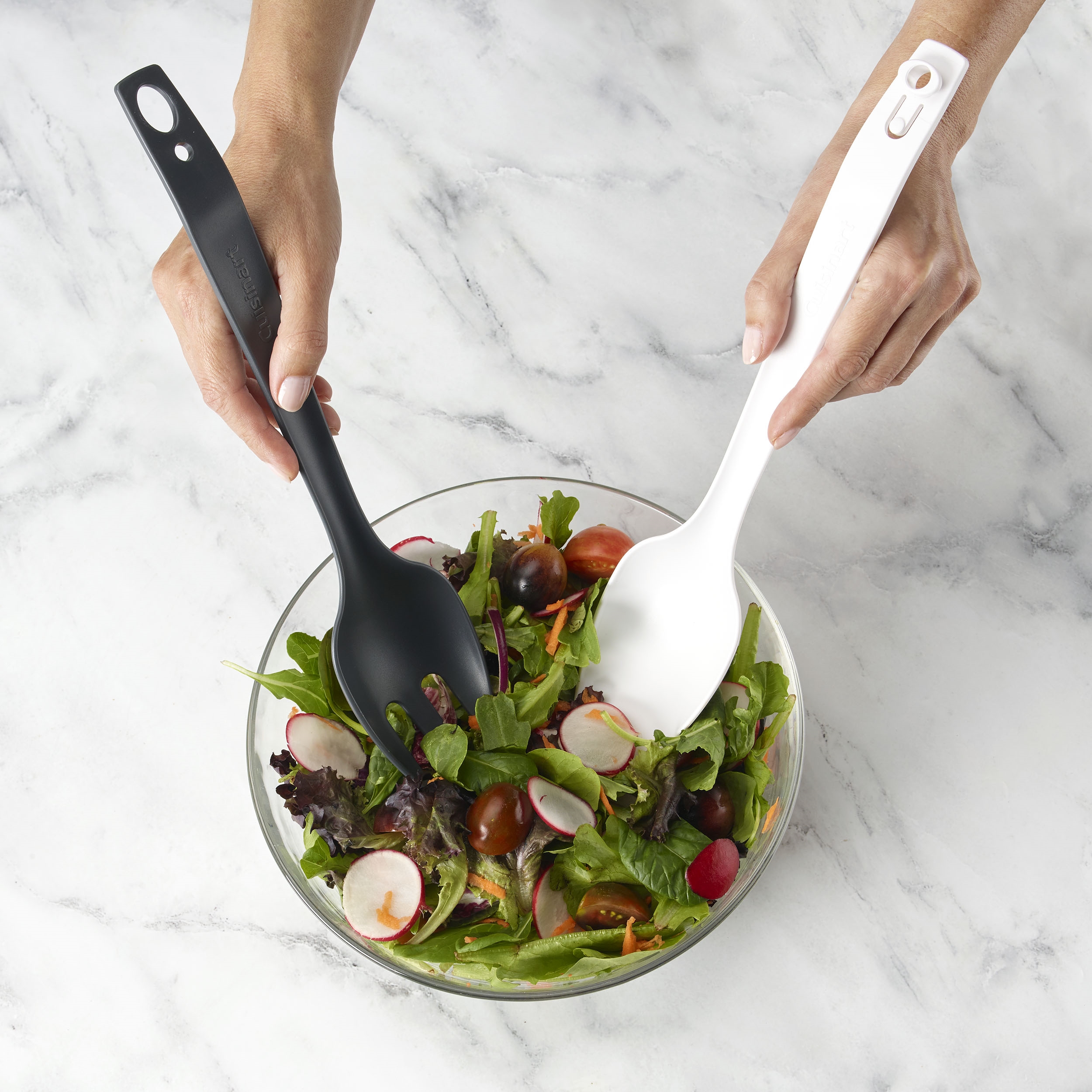 Toss & Serve 2-in-1 Salad Tongs - Innovative Culinary Tools 