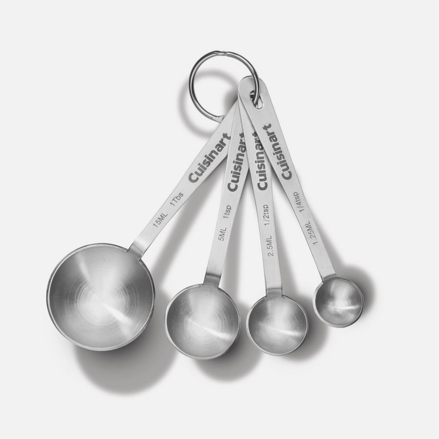 Stainless Steel Measuring Spoons Set, Small Measuring Spoon 1/8 tsp, 1/4  tsp, 3/4tsp, 1/2 tsp, 1 tsp, 1/2 tbsp & 1 tbsp Metal Teaspoon Measure Spoon