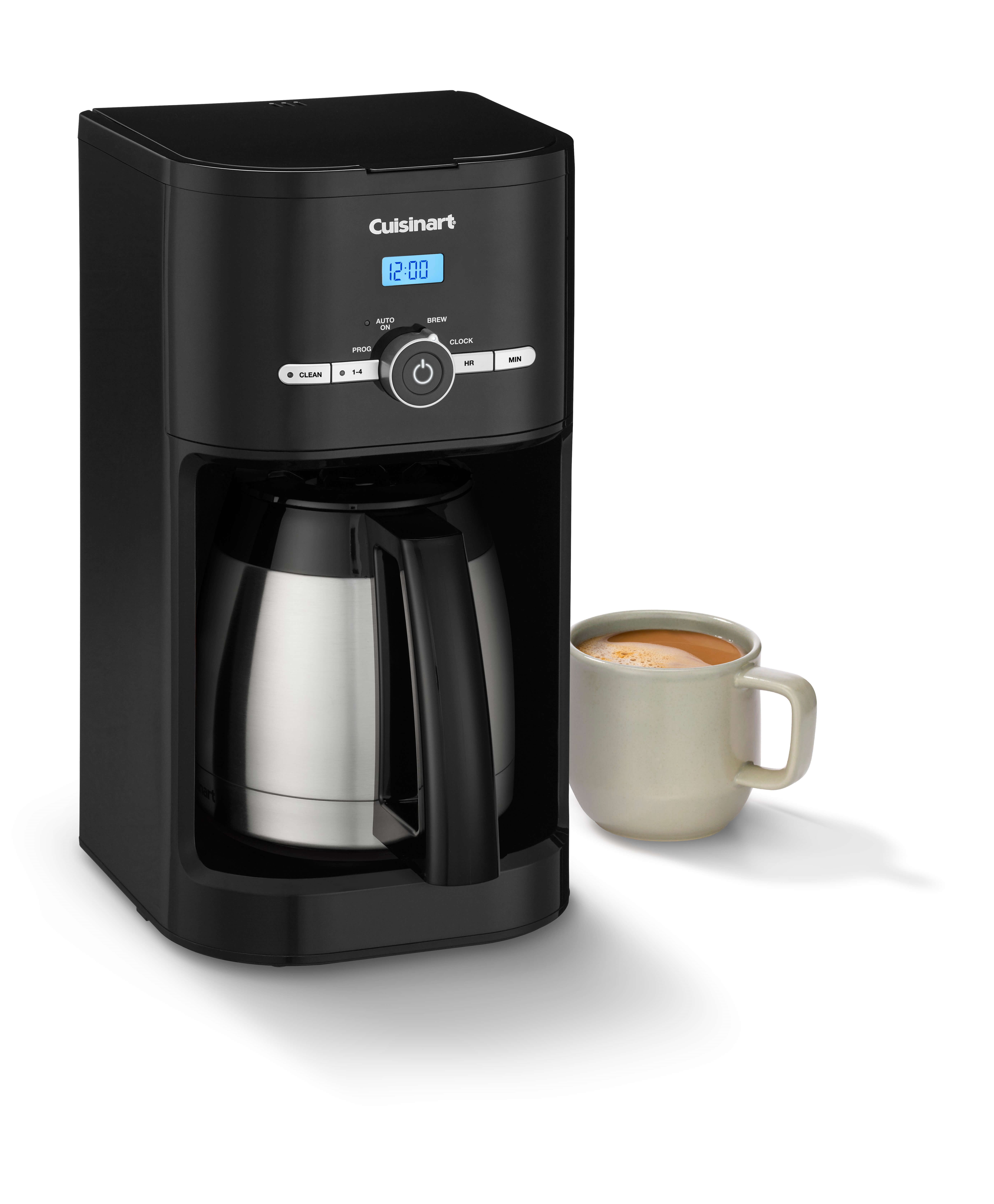 Best Buy: Cuisinart 12-Cup Coffee Maker with Hot Water System  Black/Stainless Steel CHW-12P1