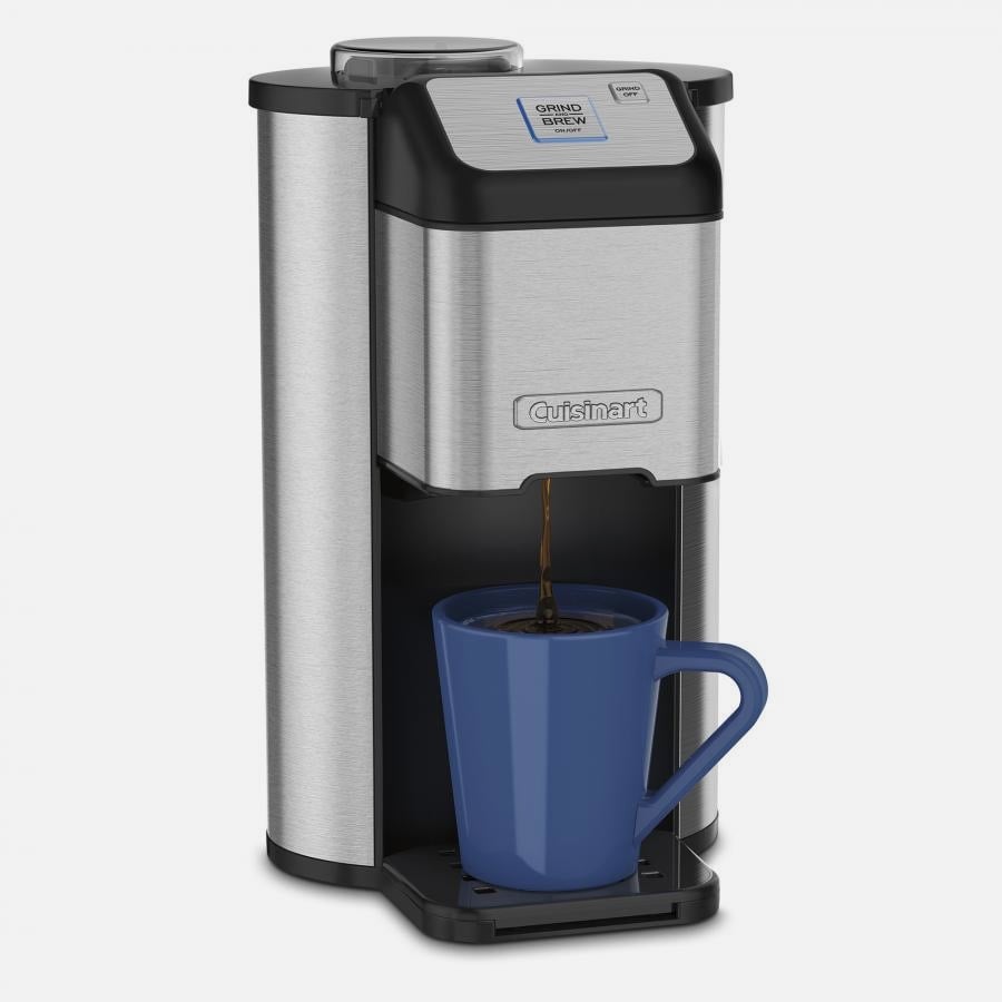 Cusinart Single Serve Grind And Brew Coffee Maker White - Office Depot
