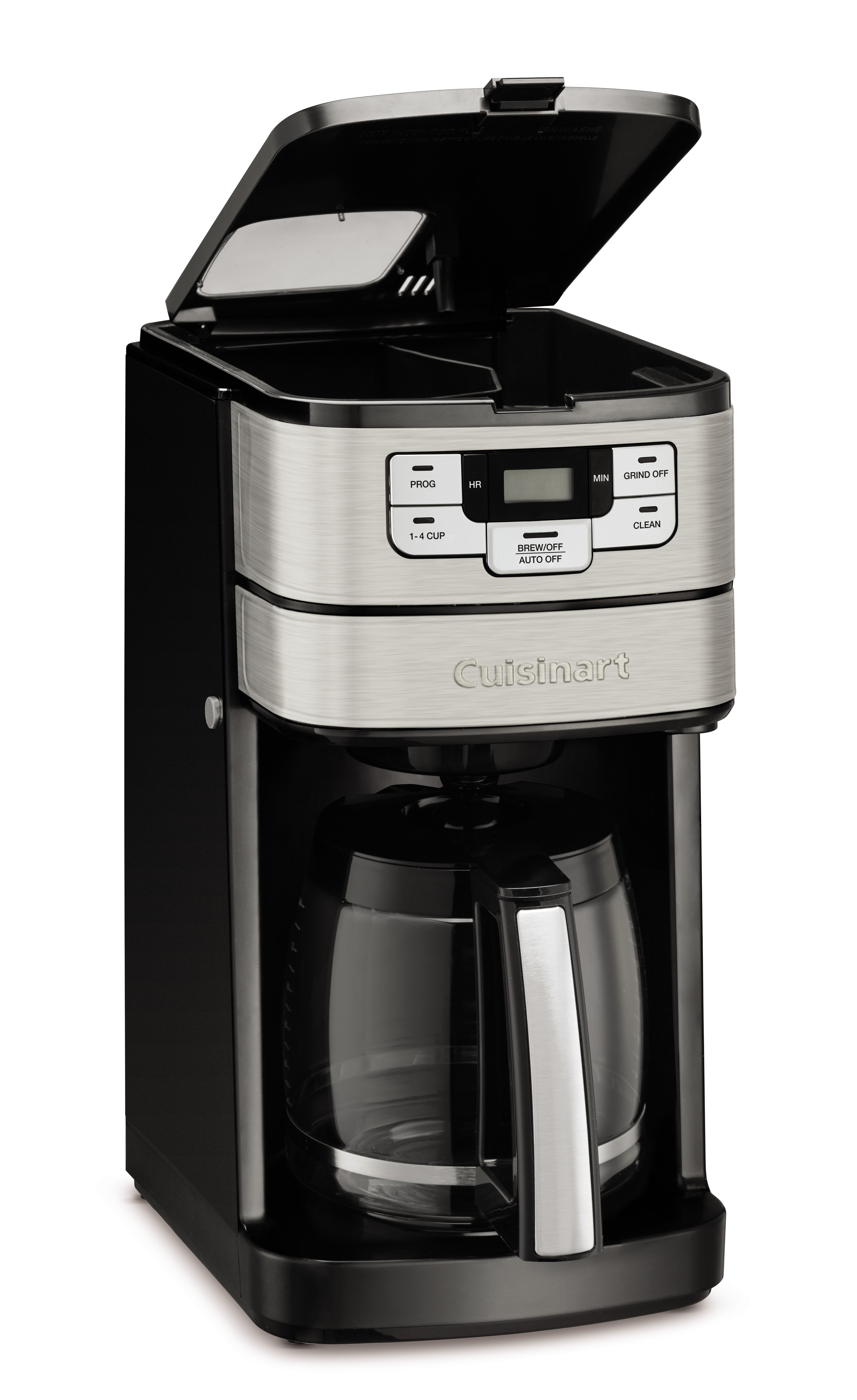 Cuisinart Grind and Brew 12-Cup Black and Chrome Residential Drip Coffee  Maker at