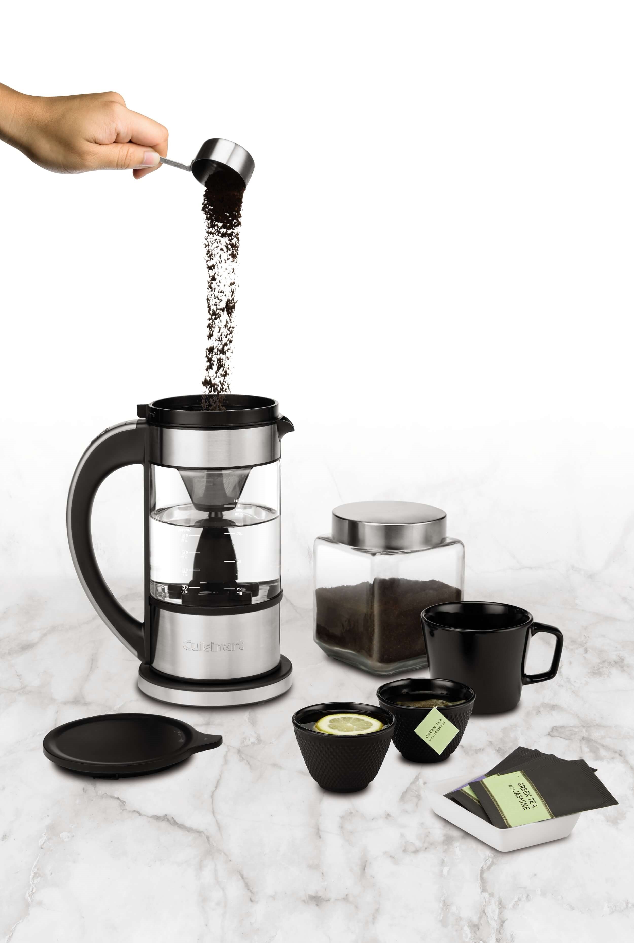 5-Cup Programmable Percolator & Electric Kettle