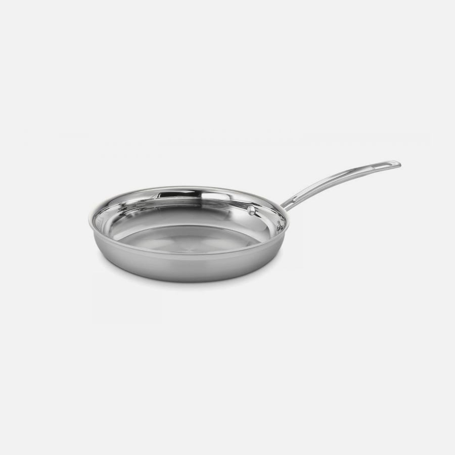 NEW Cuisinart Cookware Non-Stick 10 Inch Open Skillet stainless