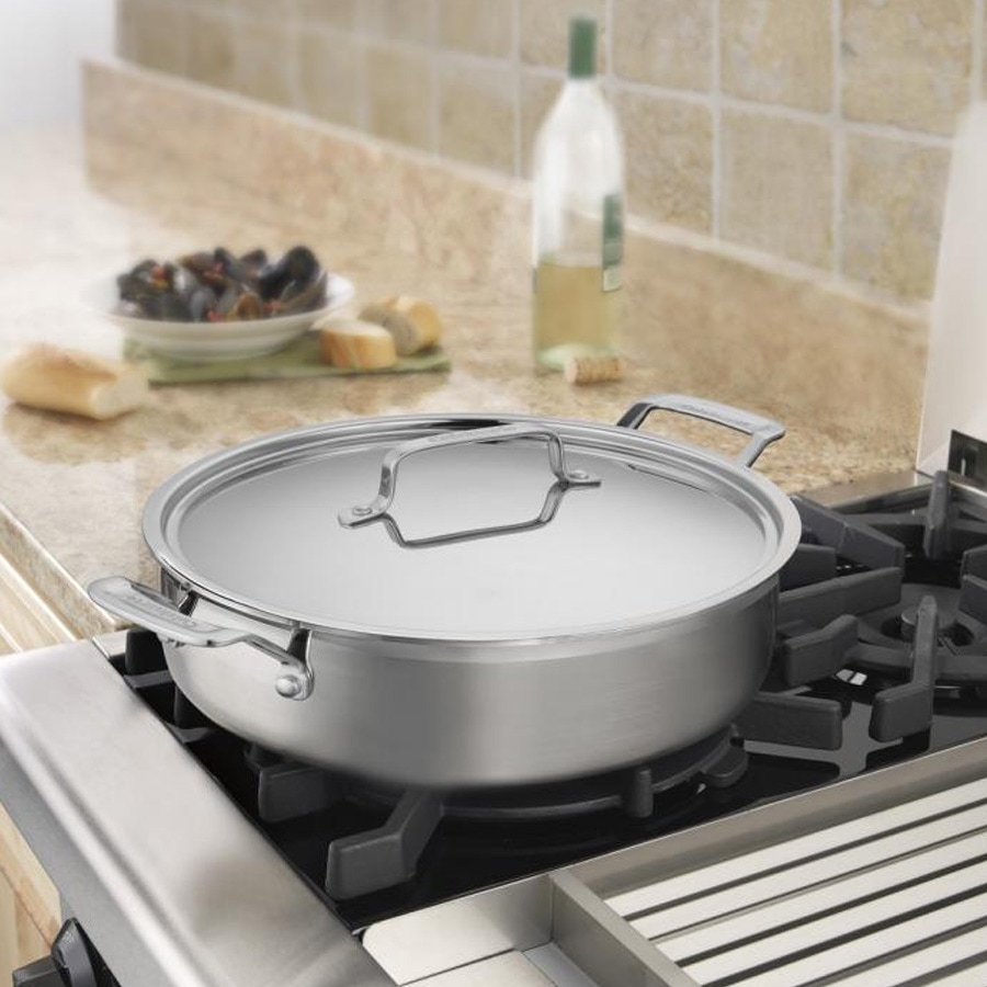 Cuisinart MultiClad Pro 12-Piece Tri-Ply Stainless Steel Cookware Set +  Reviews | Crate & Barrel