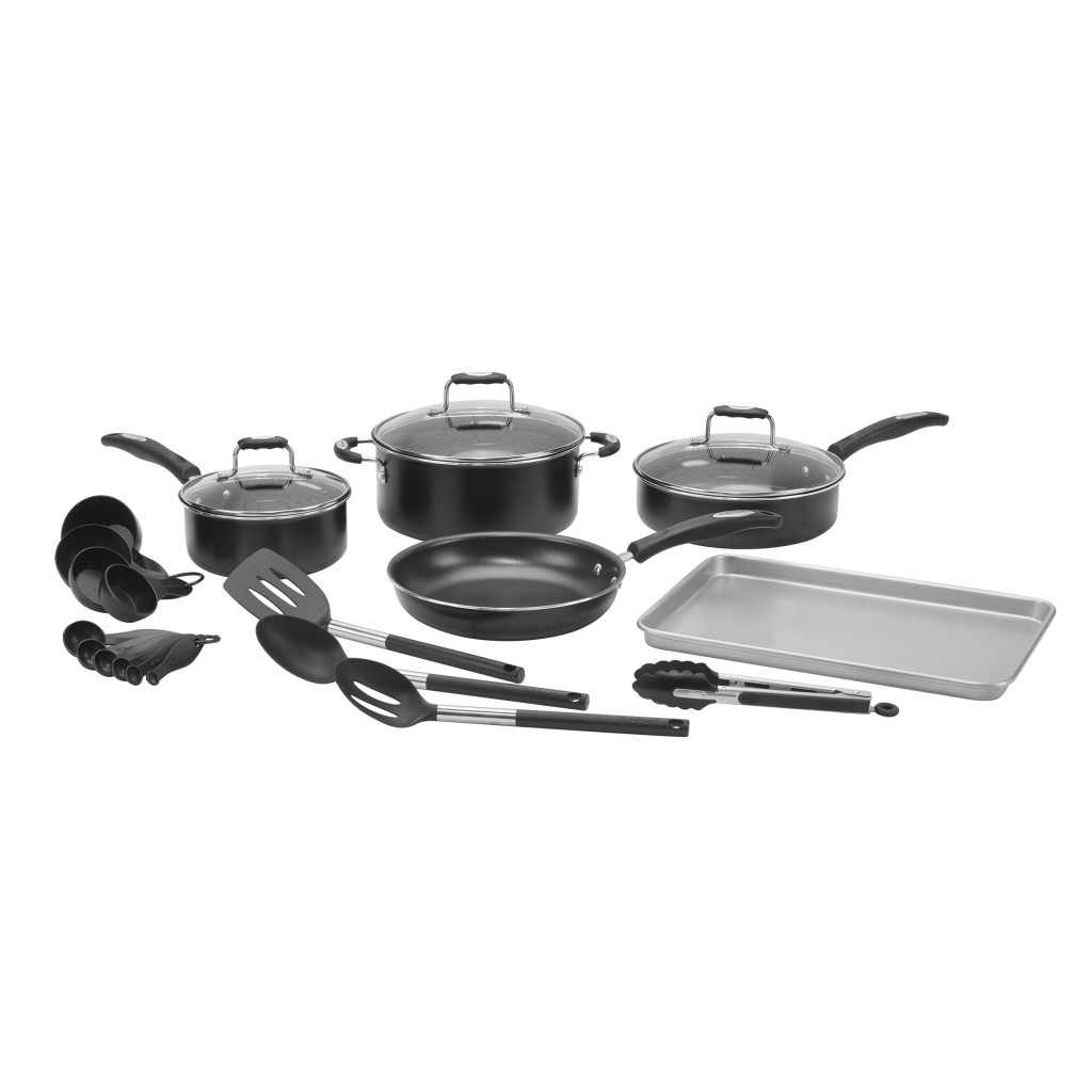 Fingerhut - Cuisinart Complete Chef 22-Pc. Nonstick Aluminum Cookware Set