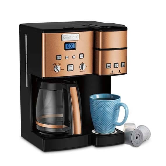 CUISINART 12 CUP COFFEEMAKER AND SINGLE-SERVE BREWER