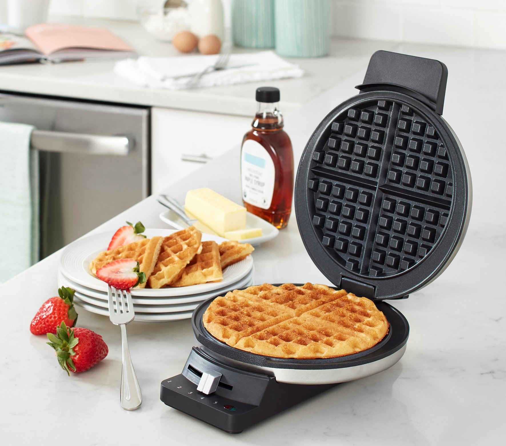 Mini Waffle Maker 2 in 1 Multifunctional Home Breakfast Machine