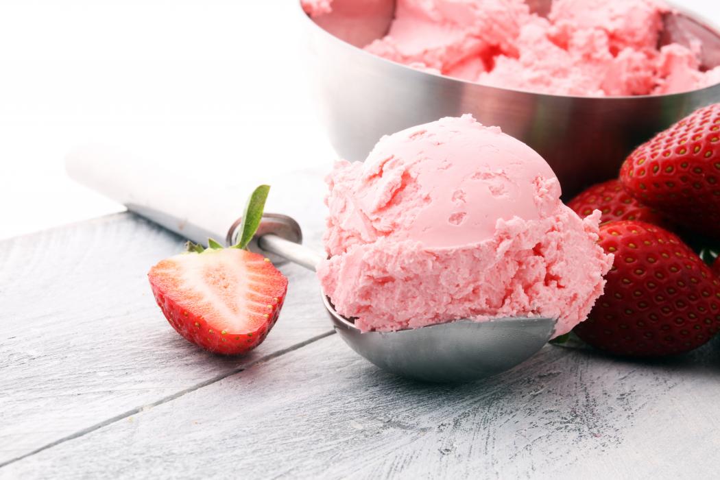 Fresh Strawberry Ice Cream - 5 cups (ten ½-cup servings) Recipe
